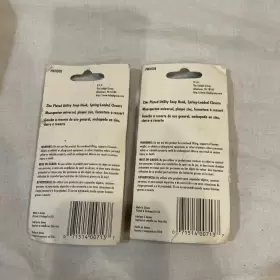 Mh008 Lehigh 2 Pack Zinc Plated 3/8 Inch Dia X 4 Long Marine Utility Hook Mooring Snap T5 #2
