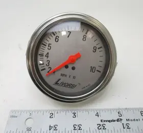 Lg100dplch Livorsi Formula Marine Boat Speedometer Speedo 100 Mph Black/silver