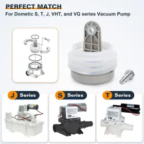 385310151 Lizhi Wpp13 Dometic Sealand Vacuflush Pump Bellow Kit S J T Series Vacuum #2