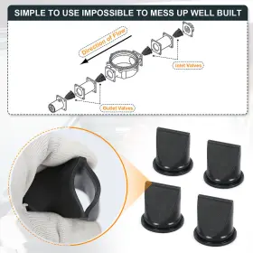 385310151 Lizhi Wpp13 Dometic Sealand Vacuflush Pump Bellow Kit S J T Series Vacuum #3
