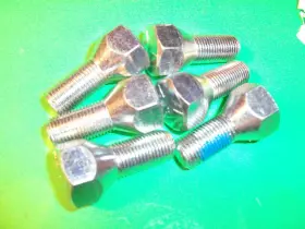 50-53901 Long Run Zinc Plated Boat Trailer Wheel Lug Bolts 1/2-20 7/8 6 Pack B182