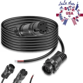 000-14070-001 Luauto Xdcr Adapter Cable For Lowrance 7pin Transducers W Hook 4 Inch Models