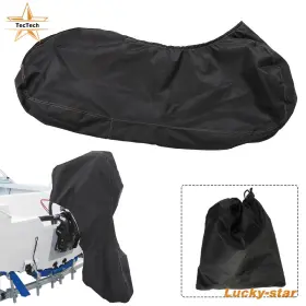 Luc3774754 Lucky-star-club For 6-225hp Motor Black Boat Full Outboard Engine Cover Waterproof 600 1pc