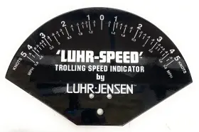 9000-000-0000 Luhr Jensen Speed Troll-speed Indicator As-is #3