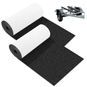 Pcs-12in Lymoi 611285137789 Boat Trailer Bunk Carpet 2 Pcs 12in X 13ft Black