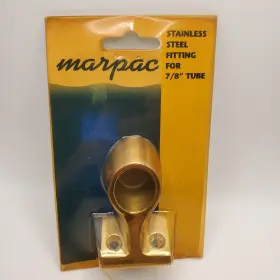 7-0189 Mac Marine Parts Marpac Stainless Steel Fitting For 7/8 Inch Tube Handrail 60 Degree Angle New