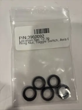 3960092 Malibu Toggle Switch Ring Nut