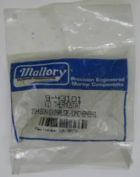 9-43101 Mallory Marine New Products Boat Thermostat Kit Part No
