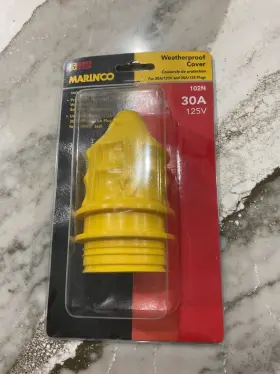 20800 Marinco 102n Weatherproof Cord End Cover 30 Amp Shore Power Connector