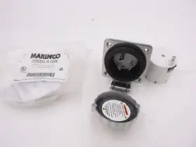 303ssel-b Marinco Stainless Steel 30a Power Inlet With Enclosure