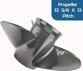 765181omc Markgoo 765181 Propeller Johnson Evinrude V4 Outboard 40-140 Hpboat Motor#2832cup1