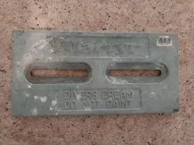 Martyr 628309113650 Cmdiverz Zinc Alloy Anode 12 Inch X6 Hull Divers Dream Boat Marine Canada
