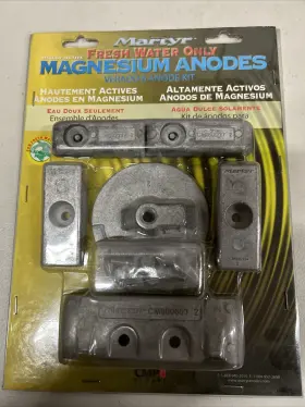 Martyr Anodes 628309165772 Cmverado6kitm Mercury Verado 6 Cylinder Magnesium Anode Kit