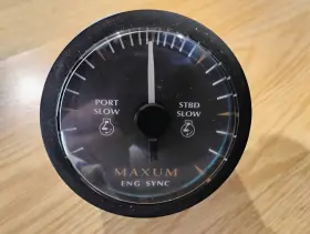 Sy9665a Maxum Boats Engine Sync Gauge Faria # Us Marine