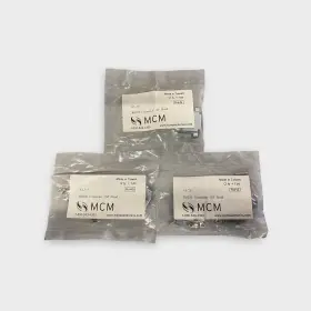 83-235 Mcm Rs232 Connector 15p Hood Lot Of 3 - New Old Stock Free Shipping