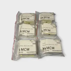 36-106 Mcm Electronics Rj-45 Surface Mount Jack White Lot Of 6 New Old Stock