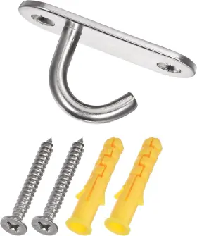 210610 Meccanixity Ceiling Hooks 304 Stainless Steel 60x20mm Oval Plate Wall