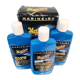 M4965 Meguiars 070382149659 Fiberglass Restoration System Complete Kit For Marine Boat Rv