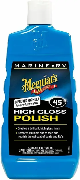 M4516 Meguiars Professional Detail Product High Gloss Polish And Enhancer For Rv Boat Marine Detailing 16oz