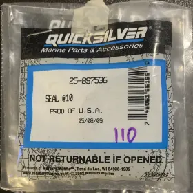 25-897536 Mercruiser Lot Of 28 Mercury Quicksilver Seal Oem Nos Boat Part Replacement