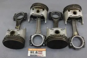 736-2343 Mercruiser 2771318 Gm Piston Connecting Rod Set 2.5l 120hp 4cyl 153cid