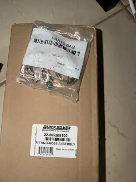 22-865208t02 Mercruiser 865208t02 Quicksilver Hose Fitting Assembly