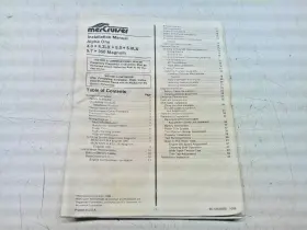 90-12545892 Mercruiser W5 Installation Manual Alpha One 4.3 4.3lx 5.0 5.0lx