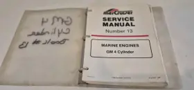 90-816462 Mercruiser Vtg 1989 #13 Service Manual Marine Engines Gm 4 Cylinder