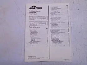 90-821072920 Mercruiser W5 Installation Manual Alpha One 4.3l 4.3lx