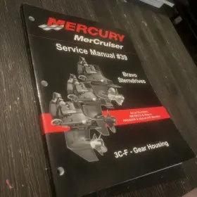 90-865612030 Mercruiser Mercury Service Manual # 39 For Bravo Sterndrives