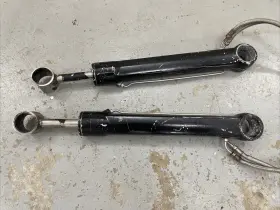98703-98704 Mercruiser Trim Tilt Rams Alpha One Gen 1 Hydraulic Cylinders Pair Set Hoses #2
