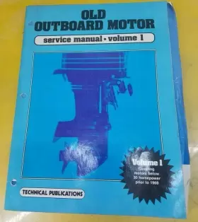0-87288-186-5 Mercury Old Boat Motor Service Manual Outboard Evinrude Johnson