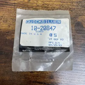 10-20847 Mercury Quicksilver Screw Qty-5 Oem Nos