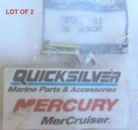 10-23702 Mercury T52 Quicksilver Screw Lot Of 2 Oem New Factory Boat Parts