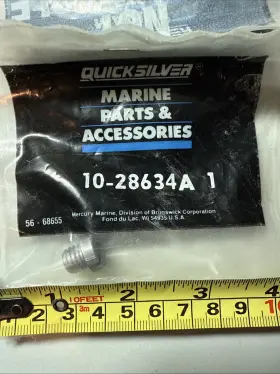 10-28634a Mercury 1 Gearcase Drain Screw Lot Of 3 Pcs