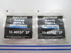 10-40057 Mercury New Oem Lot Of 2 27 Quicksilver Screw 0810