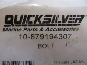 10-879194307 Mercury V36 Genuine Quicksilver Bolt Oem New Factory Boat Parts #2