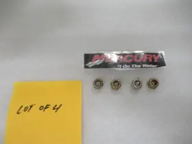 11-20361 Mercury K6a Genuine Quicksilver Nut Lot Of 4 Oem New Factory Boat Parts