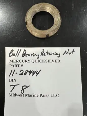 11-28444 Mercury Quicksilver Retainer Nut Qty 1 Oem Inch New Old Stock T8 2-25