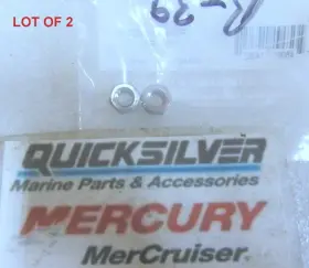 11-40138 Mercury T52 Quicksilver 6 Nut Lot Of 2 Oem New Factory Boat Parts