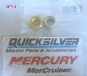 11-40140 Mercury T34 Genuine Quicksilver Nut Lot Of 2 Oem New Factory Boat Parts
