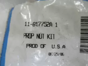 11-817752a Mercury 1 Z68 Quicksilver Prop Nut Kit Oem New Factory Boat Parts #2