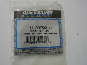 11-82670911 Mercury 11-826709 Marine Quicksilver Mercruiser Stainless Nut Oem Pack Of 5 Ea