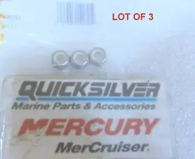11-826709109 Mercury Z14 Quicksilver Nut Lot Of 3 Oem New Factory Boat Parts