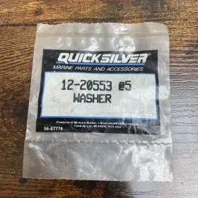 12-20553 Mercury Quicksilver Washer Qty-5 Oem Nos See Photos For Condition