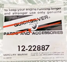 12-22887 Mercury Qty 7 New Genuine Washer