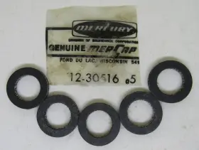 12-30516 Mercury New Marine Boat Oem Rubber Washer Lot Of 5 Part No