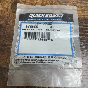 12-36001 Mercury Quicksilver Washer Qty-3 Oem Nos