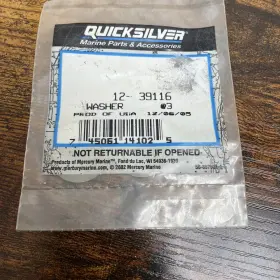 12-39116 Mercury Quicksilver Washer Qty-3 Oem Nos