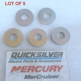 12-48926 Mercury C71 Quicksilver Washer Lot Of 5 Oem New Factory Boat Parts